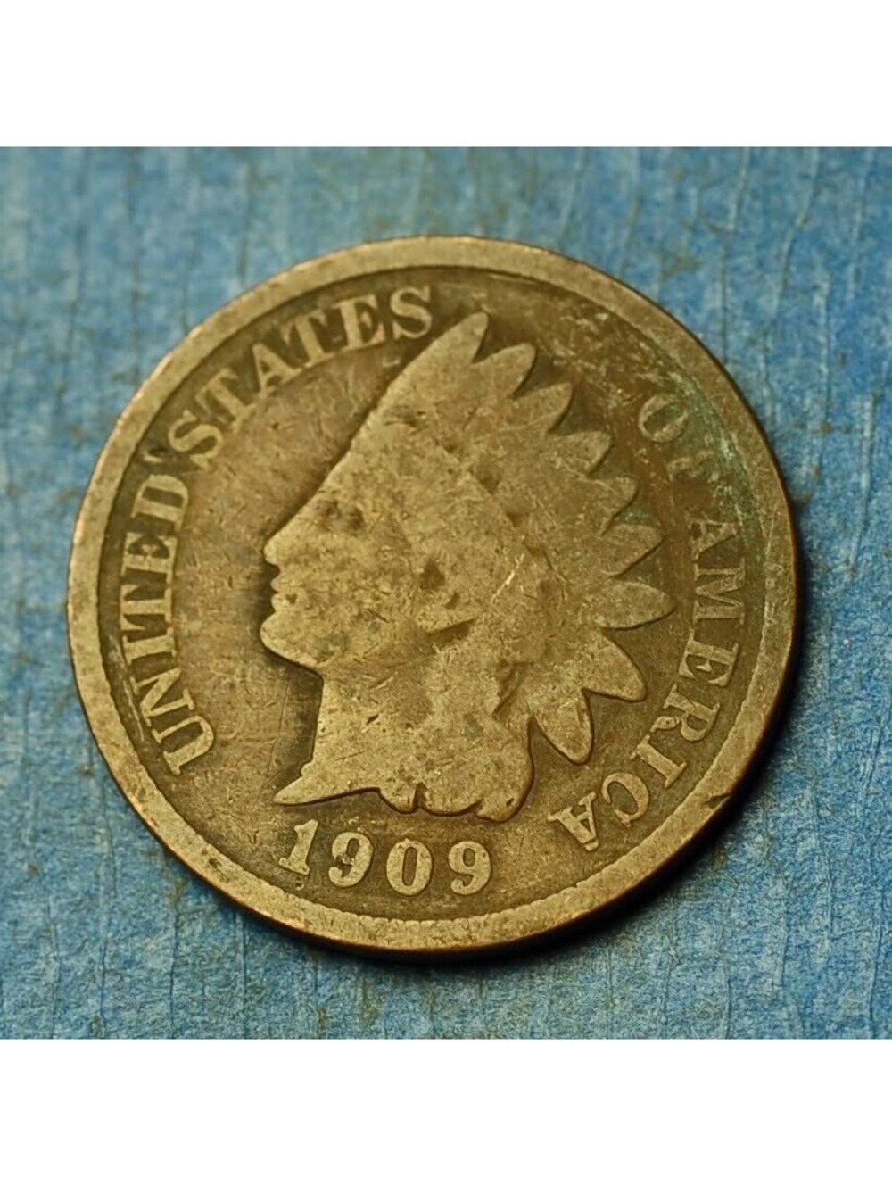 W132 1909 Indian Head Cent Penny 1c - Check Out Our Store old coin money collect